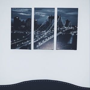 New York City Skyline ~ Brooklyn Bridge Canvas’